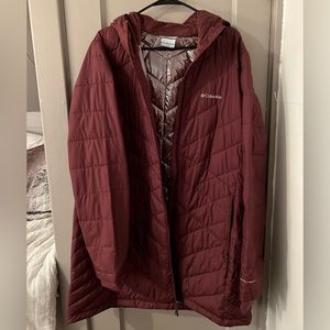 Womens Columbia Heavenly Long Hooded Jacket XXL